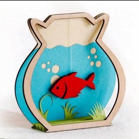 تنگ ماهی نمد و چوب هفت سين