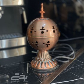 اسپند دود کن مروارید فلزی گرد