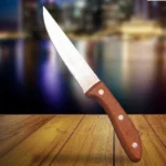 چاقو خنجری دسته چوبی